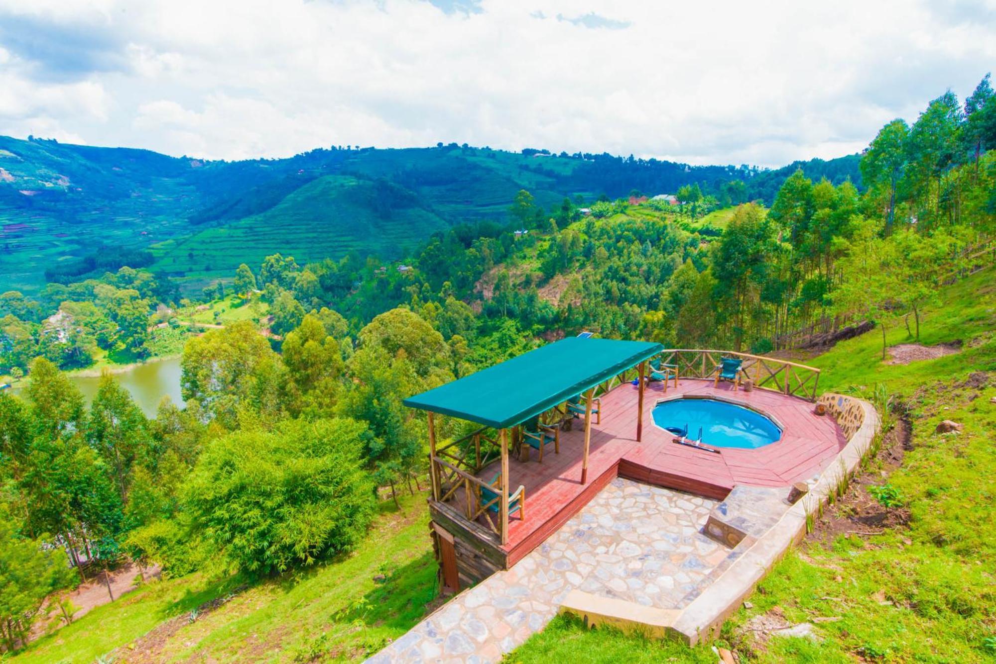 Kabale Hawk'S Eye Lodge Bunyonyi חדר תמונה